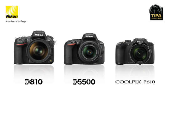 2015 TIPA 어워드 수상 제품. <니콘이미징코리아 제공>